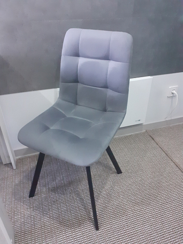 Стул на металлокаркасе Чилли зеленый / черный фото покупателя 1022