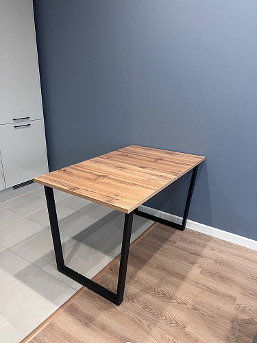 Стол раскладной Лота Лофт 120 25 мм юта / черный матовый фото покупателя 725