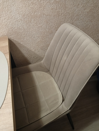 Стул на металлокаркасе Седа К velvet lux 76 / черный фото покупателя 84