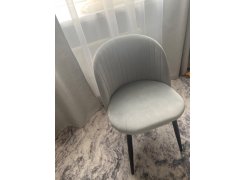 Стул на металлокаркасе Gabi 1 gray / black фото покупателя 773