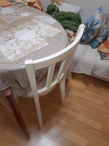 Деревянный стул Айра бежевый / орех фото покупателя 3