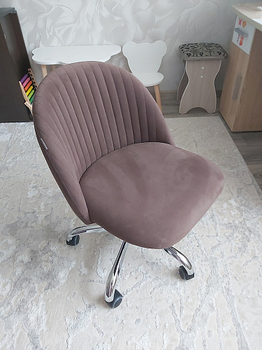 Компьютерное кресло Melody розовое фото покупателя 3