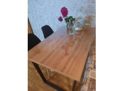 Стол Лота Лофт 140 25 мм черный матовый / бетон фото покупателя 99