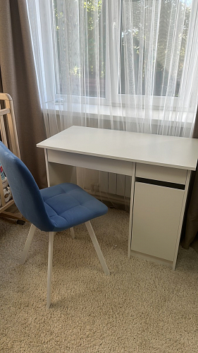 Стул на металлокаркасе Чилли К черный / зеленый фото покупателя 257