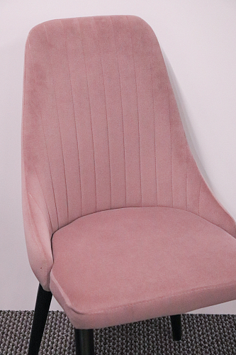 Стул на металлокаркасе Kora green / black из шоурума 18