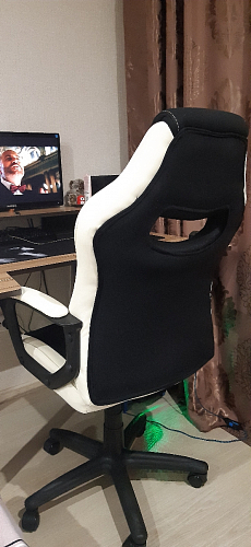 Компьютерное кресло Gamer черное / бежевое фото покупателя 29