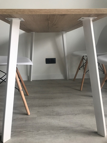 Стол Тринити Лофт 120 25 мм черный матовый / юта фото покупателя 155