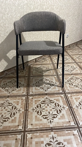 Стул на металлокаркасе Twin gray / black фото покупателя 12
