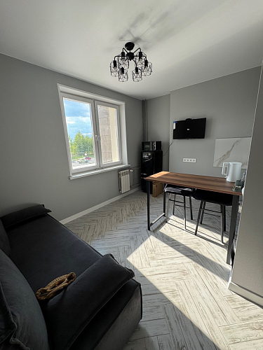 Барная стойка Дилан Лофт 120х40х90 бетон светлый фото покупателя 168