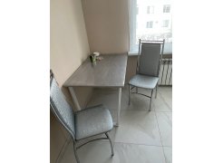 Стол Лота Лофт 120 25 мм сабия / черный матовый фото покупателя 732