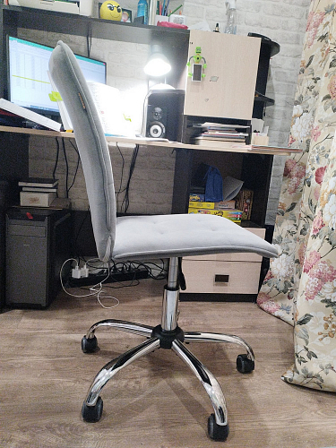 Компьютерное кресло One/Ван флок молочный 4 фото покупателя 100