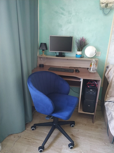 Компьютерное кресло Пард confetti silver серый / черный фото покупателя 212