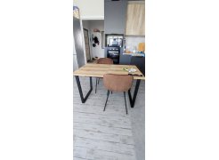 Стол Лота Лофт 140 25 мм юта / белый матовый фото покупателя 456