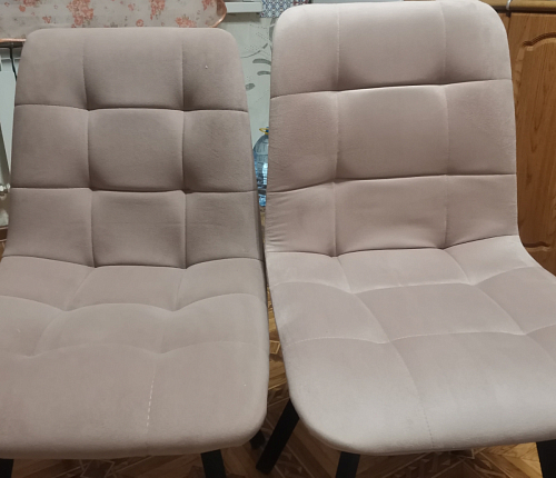 Стул на металлокаркасе Чилли К черный / зеленый фото покупателя 635