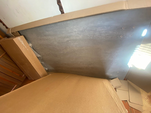 Стол Тринити Лофт 120 32 мм дуб галифакс табако / черный матовый фото покупателя 86