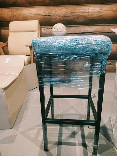 Барный стул Лофт катания лаванда / белый матовый фото покупателя 257