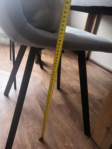 Стул на металлокаркасе Чилли горчичный / черный фото покупателя 1252