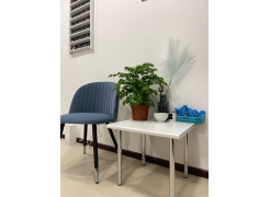 Стул на металлокаркасе Gabi blue / black фото покупателя 961