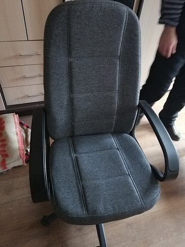 Компьютерное кресло CH747 бежевый, экокожа фото покупателя 7