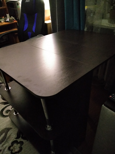 Стол-книжка с полками венге фото покупателя 8