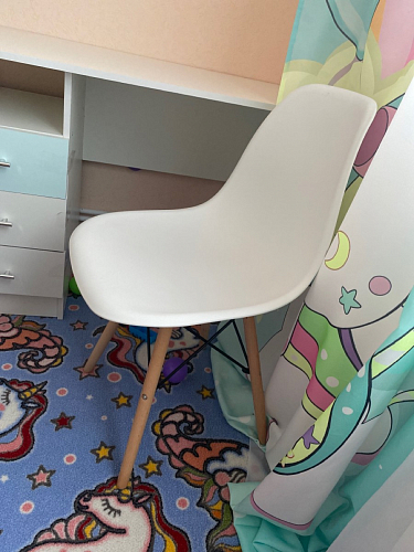 Стул Cindy Eames mod. 001 khaki / natural фото покупателя 82