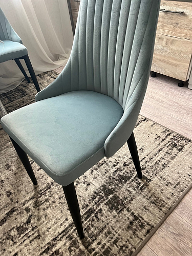 Стул на металлокаркасе Kora light purple / black фото покупателя 320