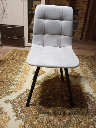 Стул на металлокаркасе Чилли черный / зеленый фото покупателя 1046