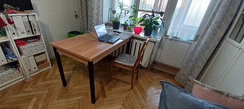 Стол Оригон навара / черный матовый фото покупателя 6