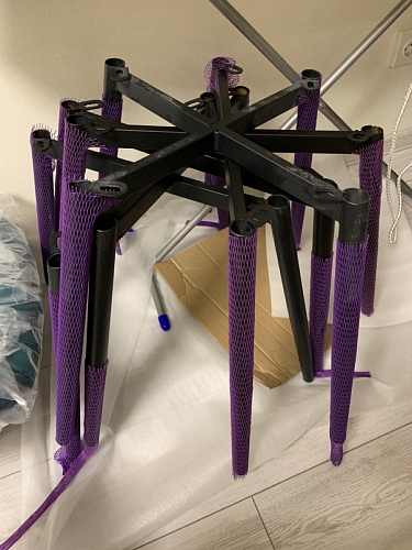 Стул на металлокаркасе Алст velutto 05 / черный фото покупателя 10