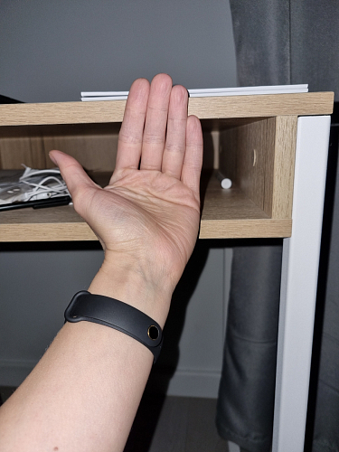 Письменный стол Леон Лофт бетон / черный матовый фото покупателя 39