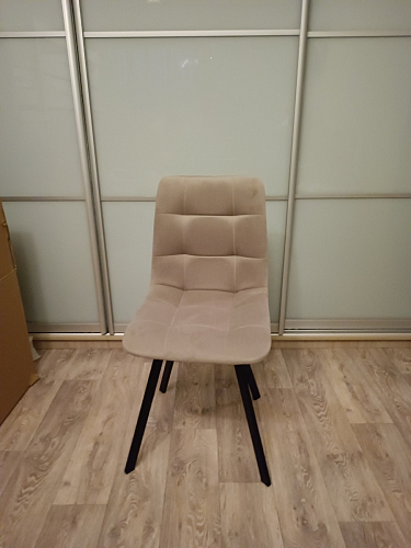 Комплект стульев Чилли 4 шт темно-серый / черный фото покупателя 274