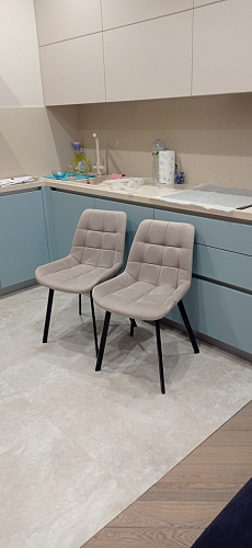 Комплект стульев Стронг 4 шт латте / черный фото покупателя 22