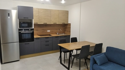 Деревянный стол Лота Лофт 140х80 дуб крафт табачный / черный матовый фото покупателя 435