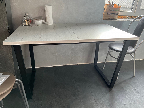 Стол Лота Лофт 140 25 мм черный матовый / бетон фото покупателя 603