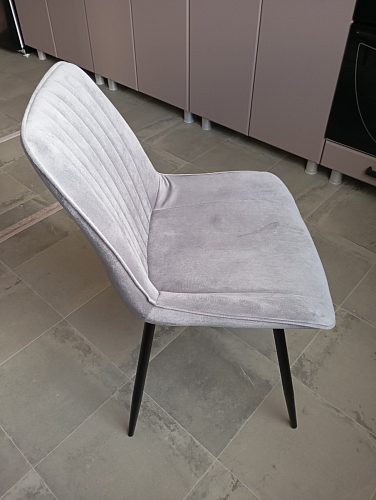 Комплект стульев Вейв 4 шт светло-серый / черный фото покупателя 76