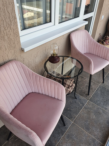 Стул на металлокаркасе Slam тёмно-серый фото покупателя 7