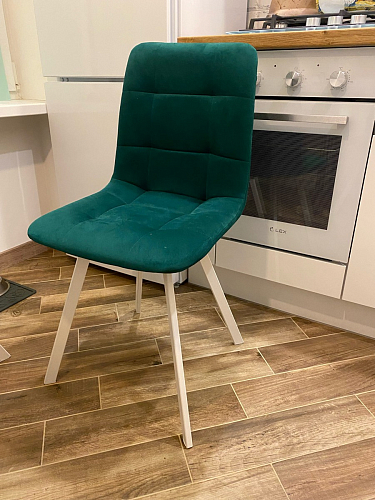 Стул на металлокаркасе Чилли бирюзовый / черный фото покупателя 922