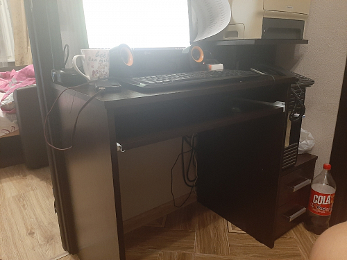 Компьютерный стол Джаз-24 левый дуб сонома фото покупателя 72