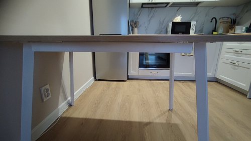 Стол раскладной Колон Лофт 120 32 мм дуб галифакс табако / черный матовый фото покупателя 46