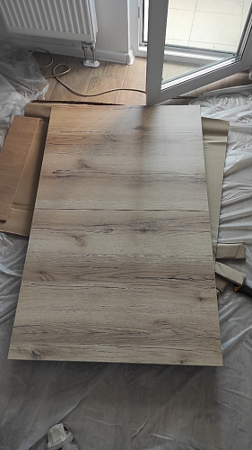 Деревянный стол Лота Лофт 120x75 дуб крафт табачный / черный матовый фото покупателя 623