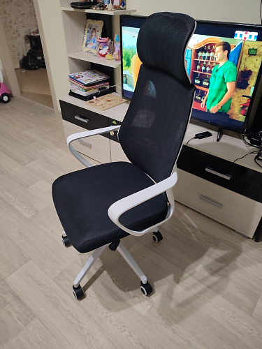 Компьютерное кресло Golem dark gray / gray / white фото покупателя 35