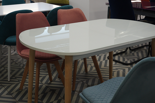 Деревянный стул Bonuss light purple / wood из шоурума 4