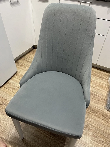 Стул на металлокаркасе Kora white / gray фото покупателя 5