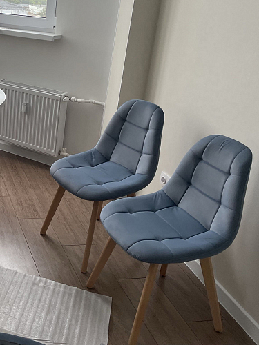 Деревянный стул Filip dark gray / wood фото покупателя 5