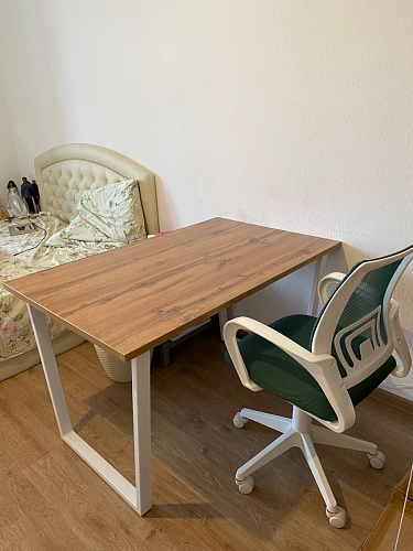 Стол раскладной Лота Лофт 120 25 мм юта / черный матовый фото покупателя 509