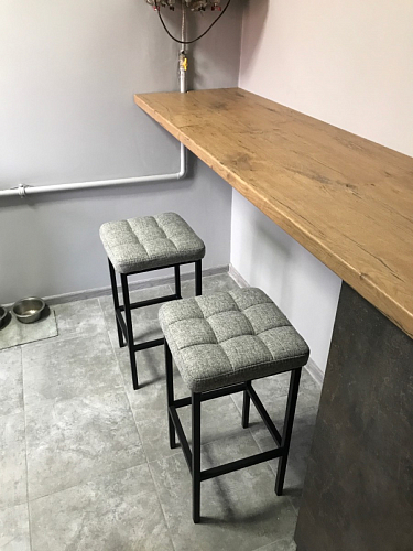 Барный стул Лофт линкольн белый / белый матовый фото покупателя 229