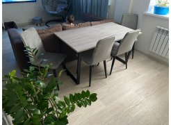 Стол Лота Лофт 140 25 мм юта / белый матовый фото покупателя 60