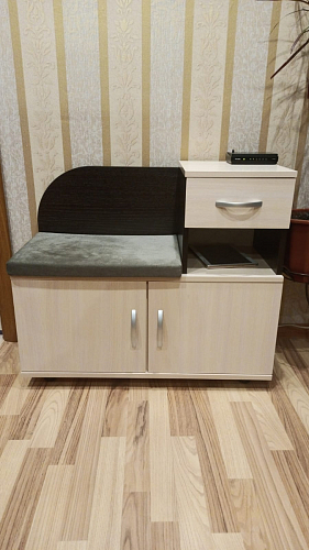 Обувница Аврора дуб млечный / венге фото покупателя 7