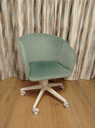 Компьютерное кресло Тибо светло-коричневый / белый фото покупателя 62