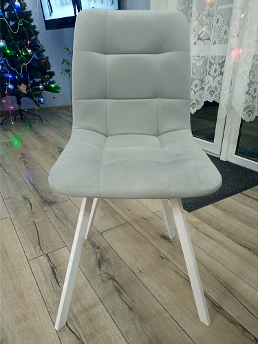 Стул на металлокаркасе Чилли черный / зеленый фото покупателя 1127